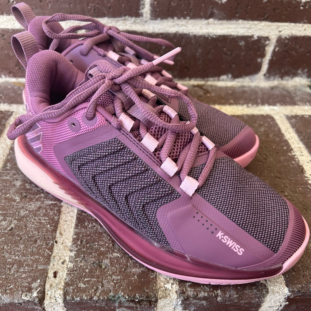 Women’s K-Swiss 6.5 Purple Ultrashot Tennis Shoe